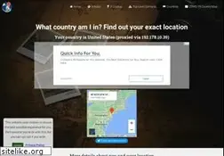 Sites similar to whatismycountry.com