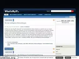 Sites similar to whatismyip.de