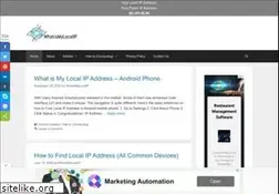 Sites similar to whatismylocalip.com