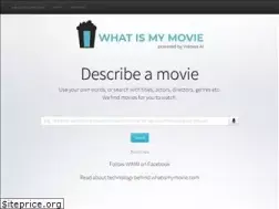 Sites similar to whatismymovie.com