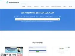 Sites similar to whatismywebsitevalue.com