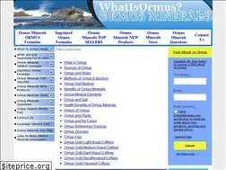 Sites similar to whatisormus.com