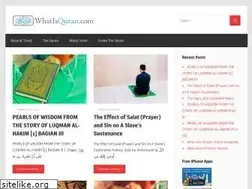 Sites similar to whatisquran.com