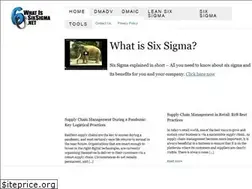 Sites similar to whatissixsigma.net