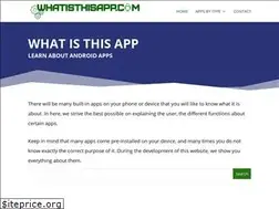 Sites similar to whatisthisapp.com