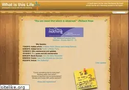 Sites similar to whatisthislife.com