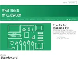 Sites similar to whatiuseinmyclassroom.org