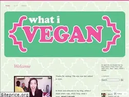 Sites similar to whativegan.wordpress.com