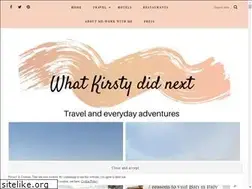 Sites similar to whatkirstydidnext.com