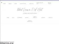 Sites similar to whatlauradidnext.com