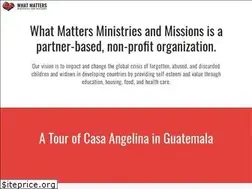Sites similar to whatmattersmm.org