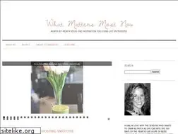 Sites similar to whatmattersmostnow.typepad.com