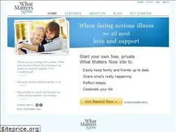 Sites similar to whatmattersnow.org