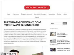 Sites similar to whatmicrowave.com