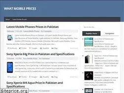 Sites similar to whatmobilepricespk.blogspot.com