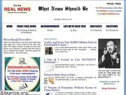 Sites similar to whatnewsshouldbe.org