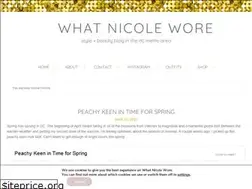 Sites similar to whatnicolewore.com