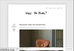 Sites similar to whatnomints.wordpress.com