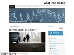 Sites similar to whatnottodoc.com