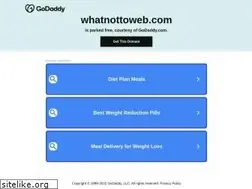 Sites similar to whatnottoweb.com