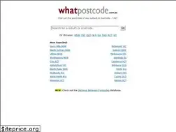 Sites similar to whatpostcode.com.au