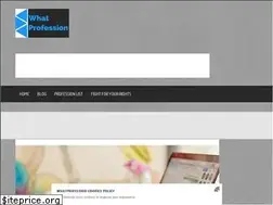 Sites similar to whatprofession.com