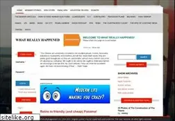 Sites similar to whatreallyhappened.com