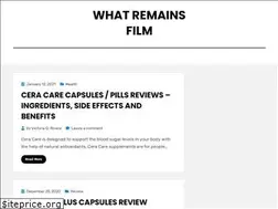 Sites similar to whatremainsfilm.com