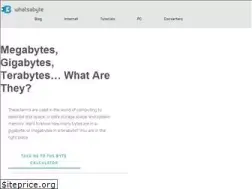Sites similar to whatsabyte.com