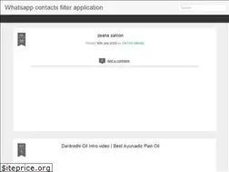Sites similar to whatsappcontactsfilterapplication.blogspot.com