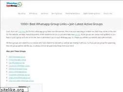 Sites similar to whatsapplinkgroup.com