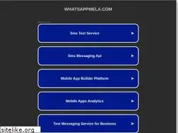 Sites similar to whatsappmela.com