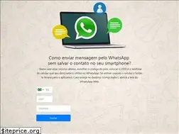 Sites similar to whatsappsemsalvarcontato.com.br