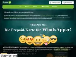 Sites similar to whatsappsim.de