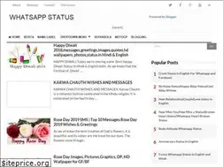 Sites similar to whatsappstatus0007.blogspot.in