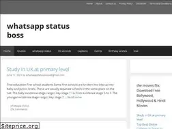Sites similar to whatsappstatusboss.com