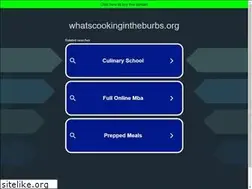 Sites similar to whatscookingintheburbs.org