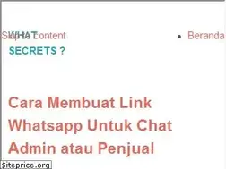Sites similar to whatsecret.santijaya.com
