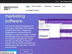 Sites similar to whatsenderpro.com