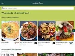 Sites similar to whatsfordinner.co.za