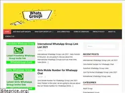 Sites similar to whatsgroupi.com