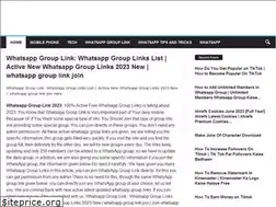 Sites similar to whatsgrouplink18.com