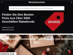 Sites similar to whatsgutschein.de