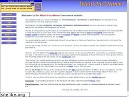 Sites similar to whatsinaname.net