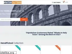 Sites similar to whatsinitalytours.com