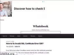 Sites similar to whatsinsider.com