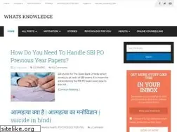 Sites similar to whatsknowledge.com