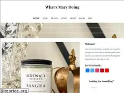 Sites similar to whatsmarydoing.com