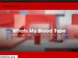 Sites similar to whatsmybloodtype.org