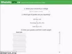 Sites similar to whatsmygpa.ca